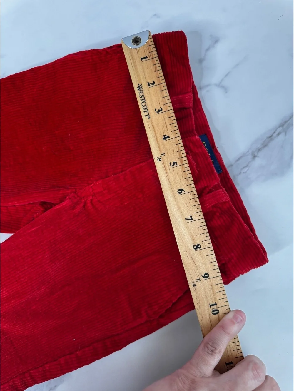 Polo Ralph Lauren Boys 2/2T Red Corduroy Pants Stretch Cotton Straight Leg